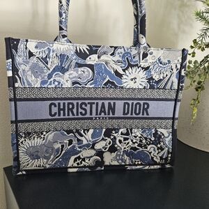 Christian Dior Blue Book Tote